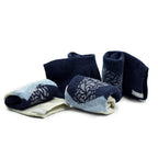 Minfot Wool Socks Anti-slip Cosy Iris 2-Pack