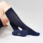 Minfot Stödstrumpor Bambu Navy 1-pack
