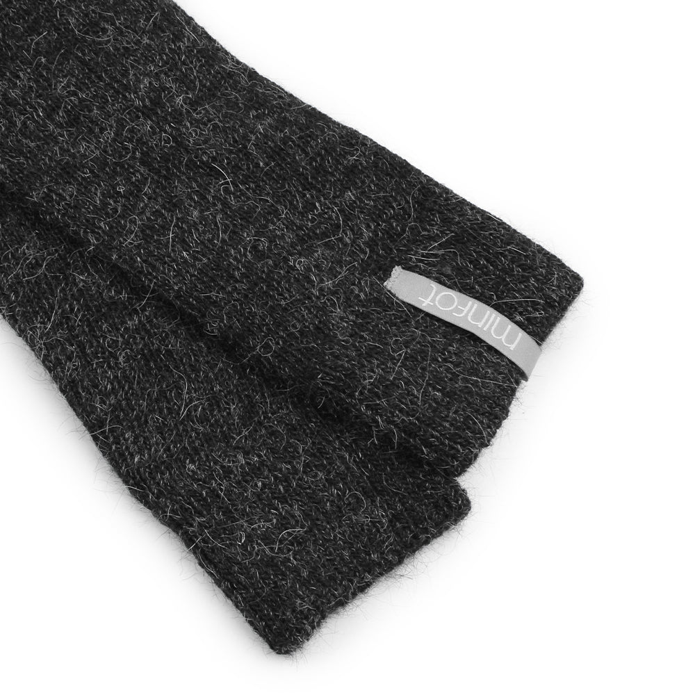 Minfot Alpaca Wool Socks Anthracite 1-Pack