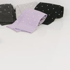 Minfot Compression Socks Organic Cotton Polka Dot Violet 5-Pack