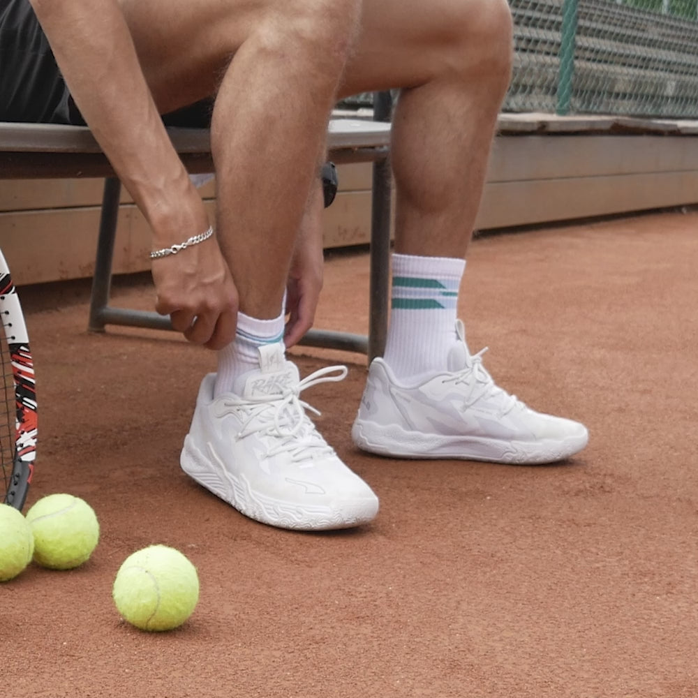 Minfot Sports Socks Lyocell Race White 3-pack