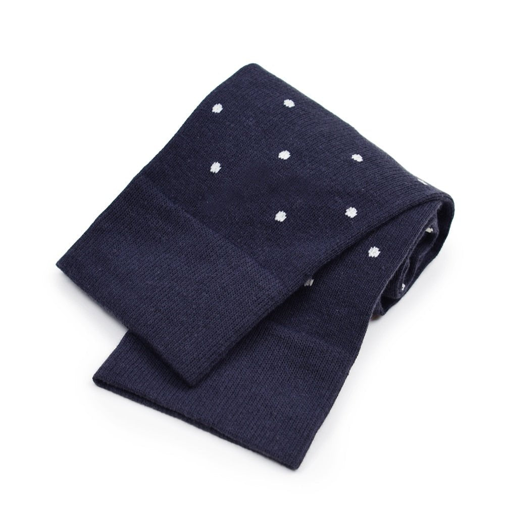 Minfot Compression Socks Bamboo Polka Dot Navy 1-Pack