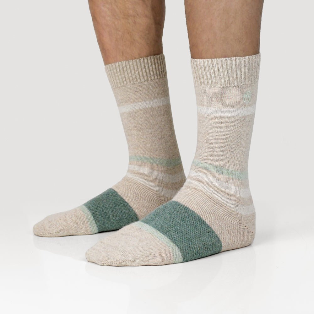 Minfot Strand Wool Socks Green 2-Pack