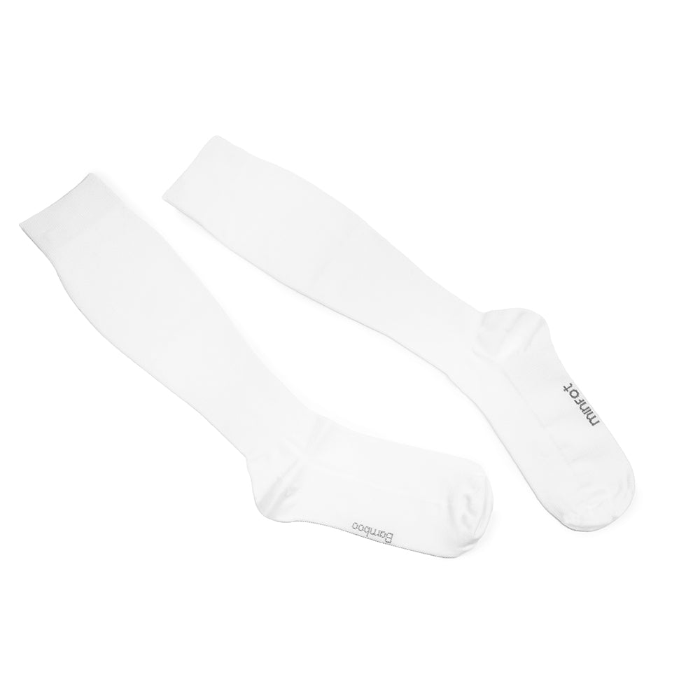 Minfot Compression Socks Bamboo White 1-Pack