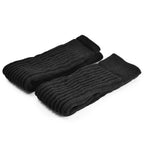 Minfot Leg Warmers Wool Blend Black 1-Pack