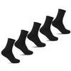 Minfot Cotton Socks Sensitive Svart 5-pack
