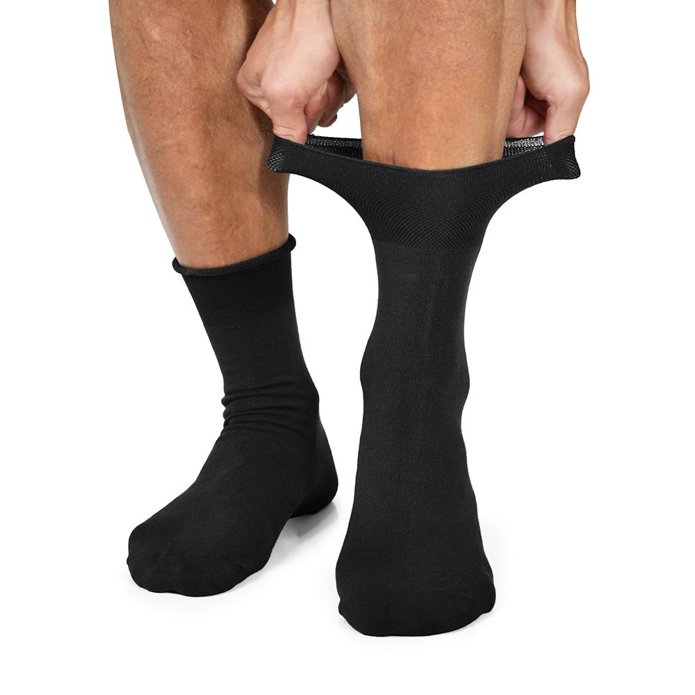 Minfot Sensitive Bamboo Socks Black 1-Pack