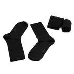 Minfot Merino Wool Socks Black 3-Pack