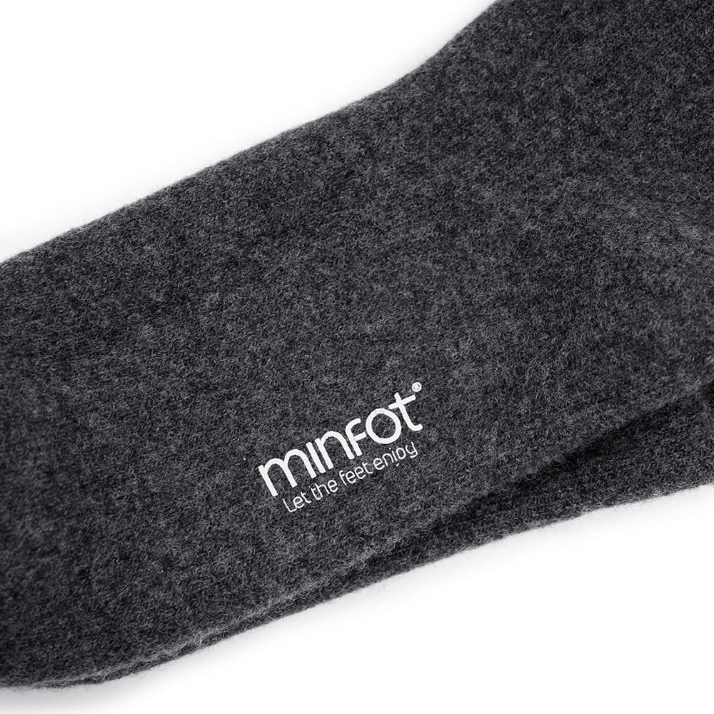 Minfot Wool Socks Sensitive Grey 1-pack