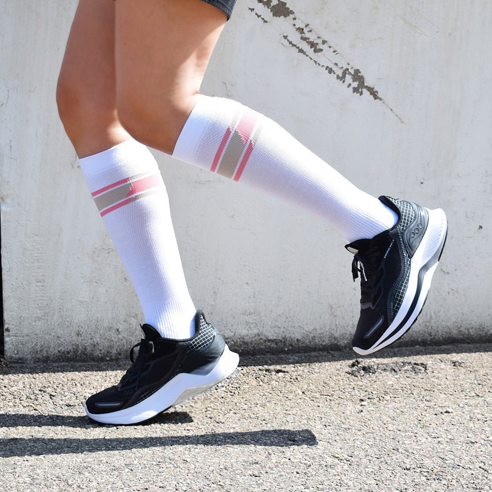 Minfot Sport Compression Socks Lyocell Strong White 2-pack