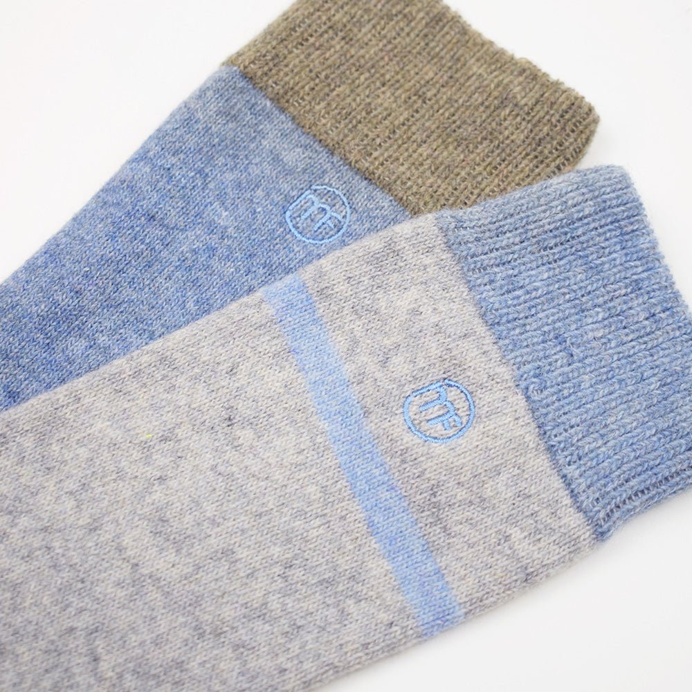 Minfot Strand Wool Socks Indigo 2-Pack