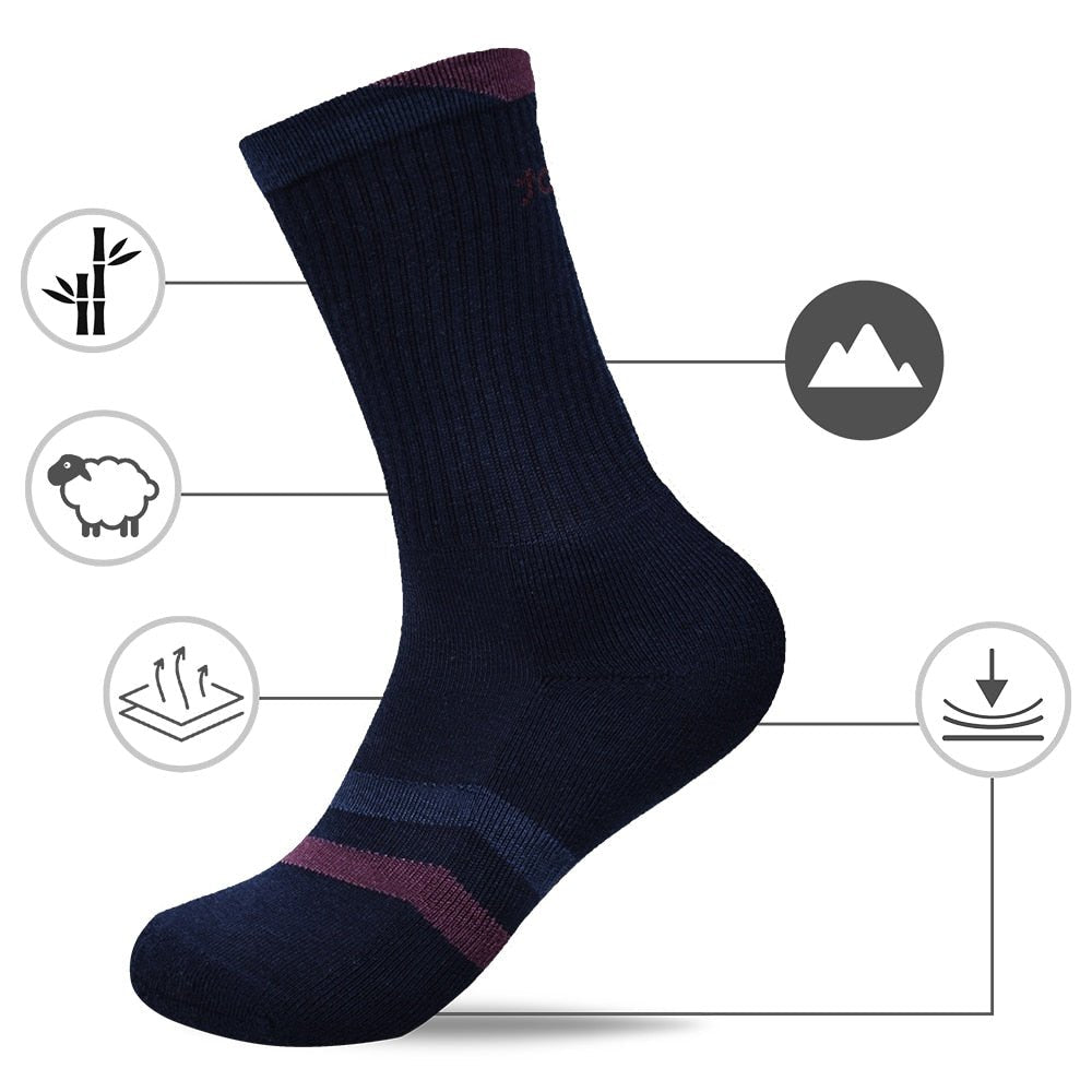 Minfot Hiking Socks Bamboo Merino Wool Tarfala 1-pack