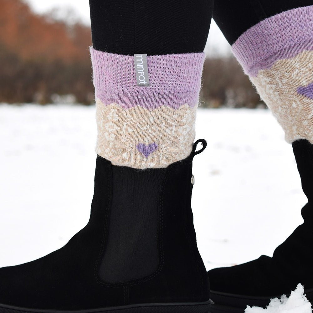 Minfot Wool Socks Kärlek 2-Pack