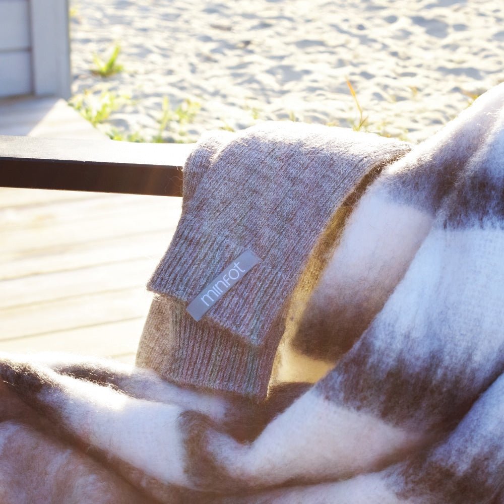 Minfot Alpaca Wool Socks Grey 1-pack