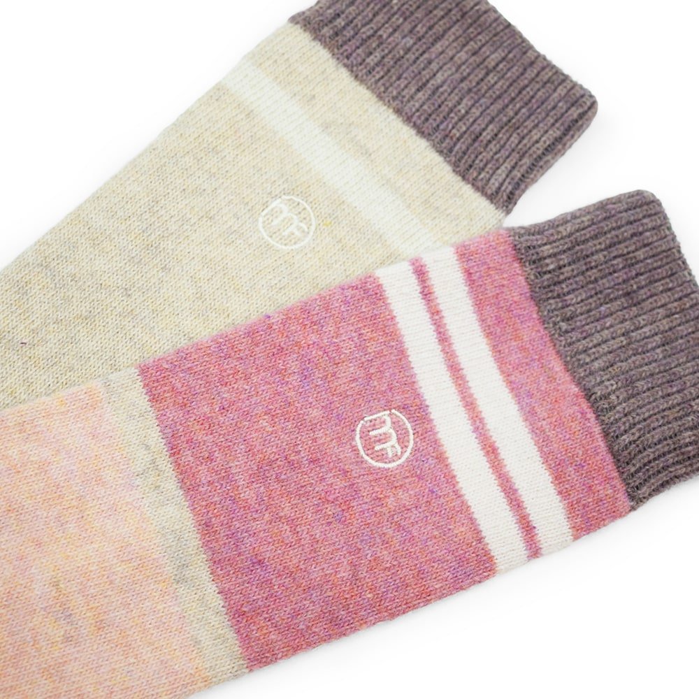 Minfot Strand Wool Socks Coral 2-Pack
