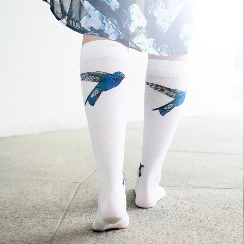 vita-stodstrumpor-minfot-flawless-walk-fagel